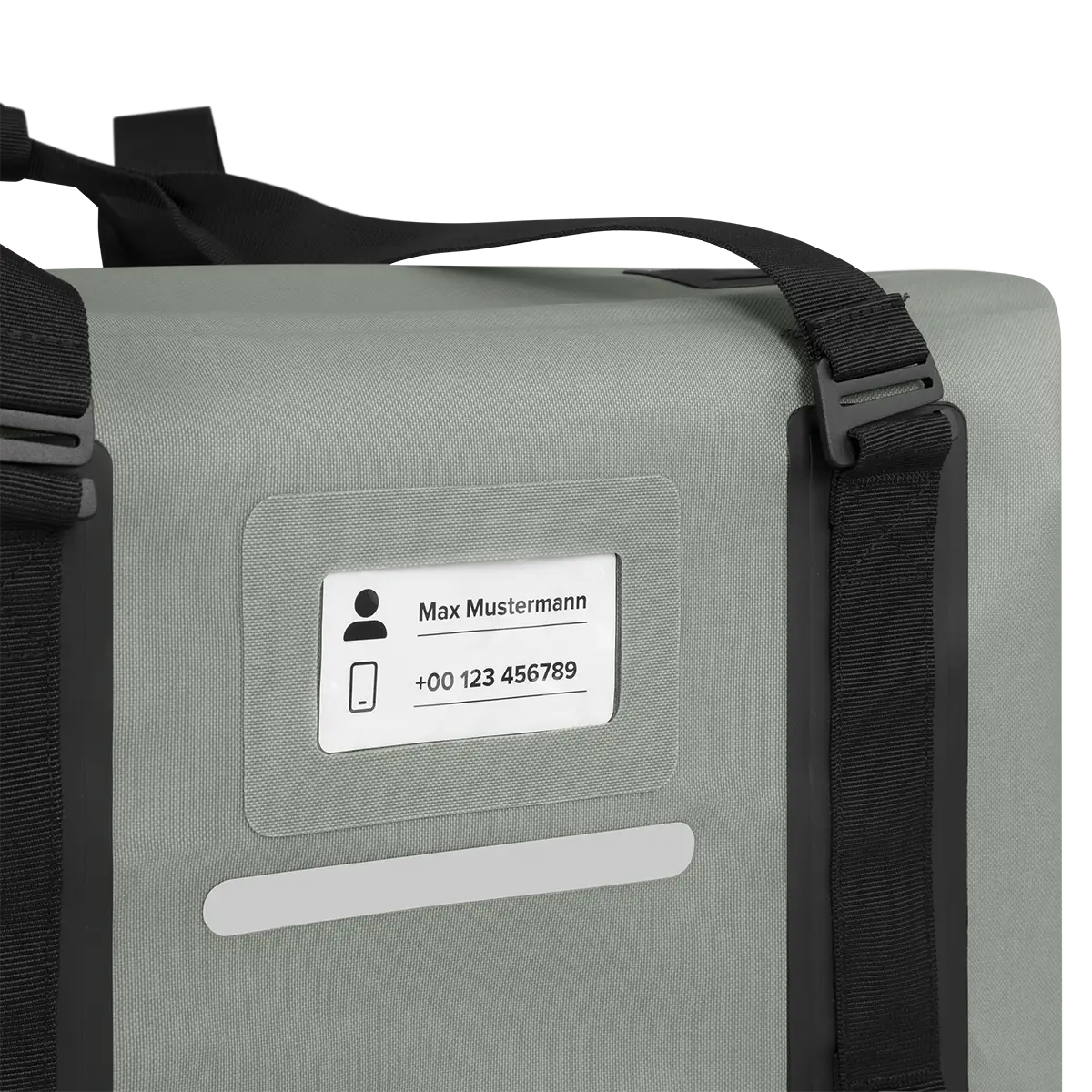 Bolsillo exterior y bolsillo para la dirección