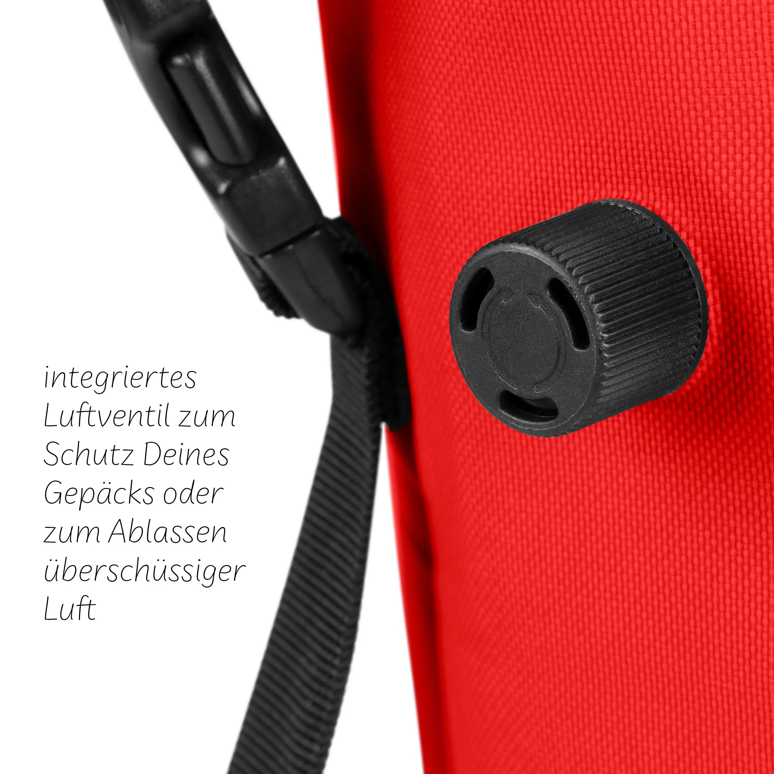 Bolsa de sillín Sion 20L para cochecito, remolque para bicicleta y uso diario - Mango