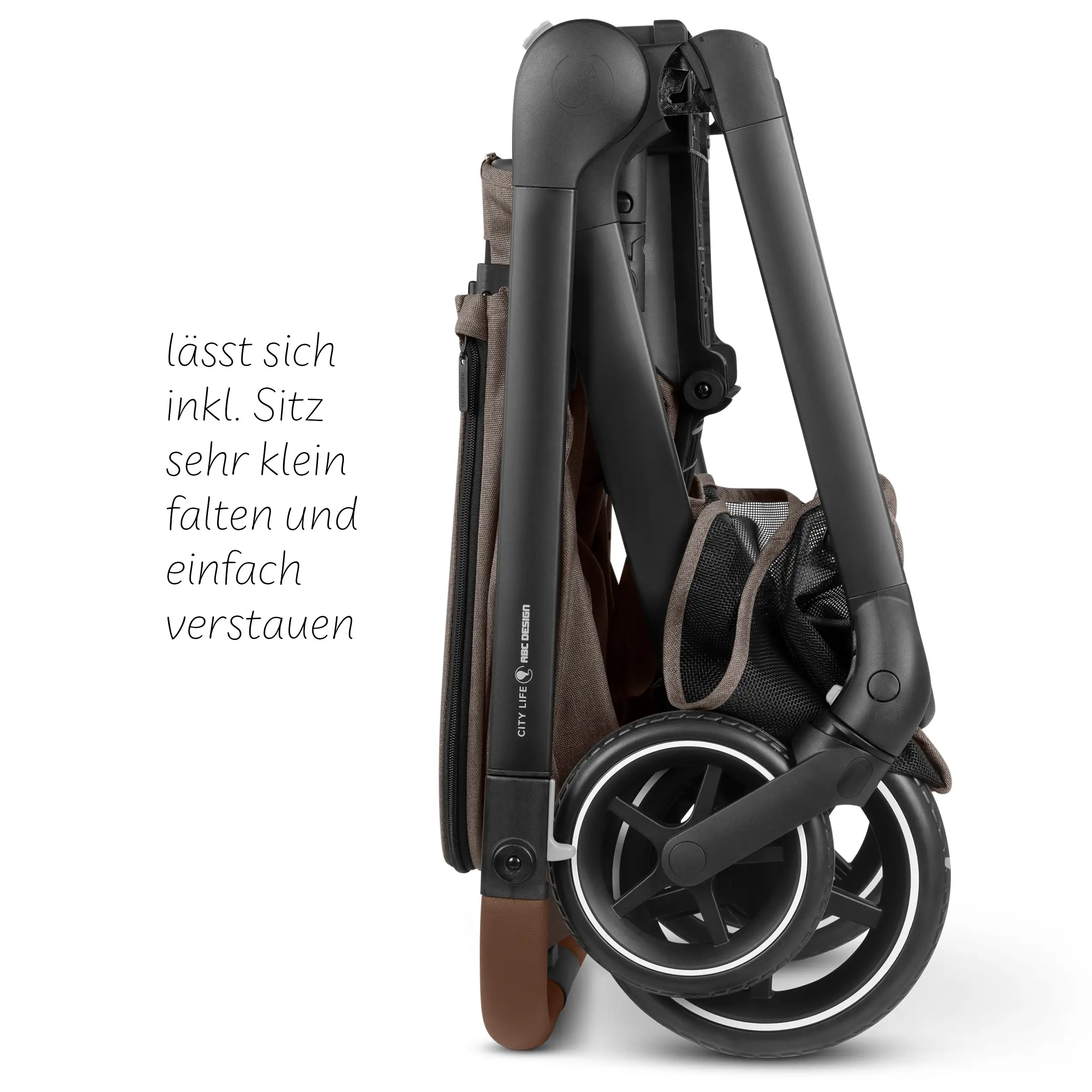 Set de cochecito 3en1 City Life con silla de auto Maxi-Cosi Pebble 360 Pro 2 - Nature