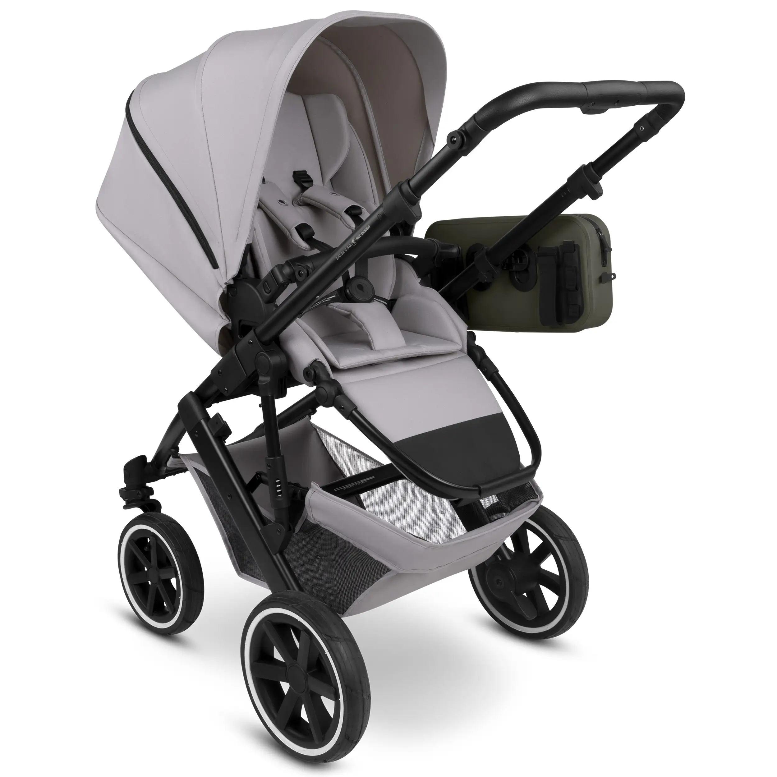 Bolsa de sillín Geneva 4,5L para cochecitos, bicicletas y uso diario - Avocado