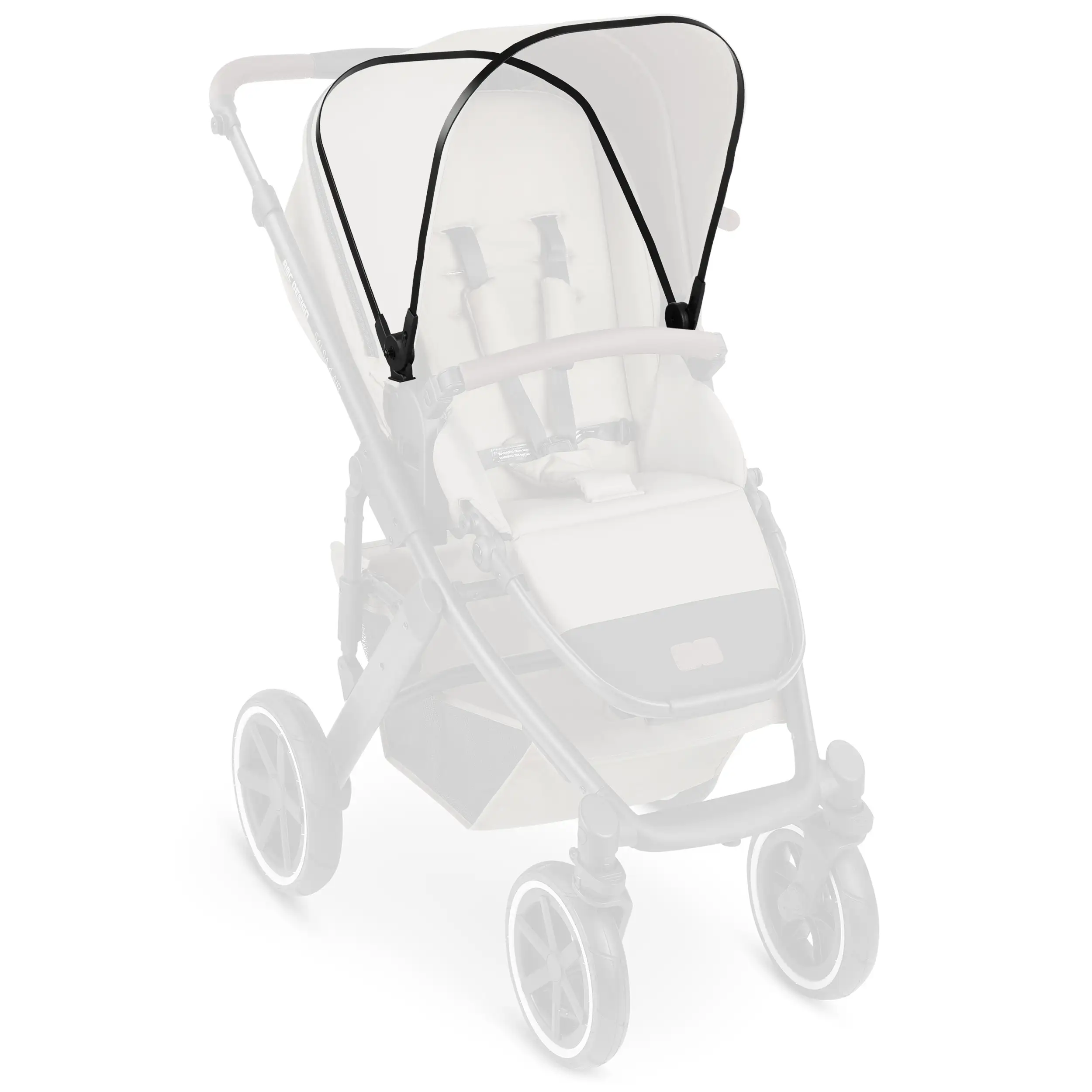 Palos de tejadillo + articulaciones para Salsa 4 / Salsa 4 Air / Salsa 5 Air / Salsa Run / Salsa 5 Run - Negro