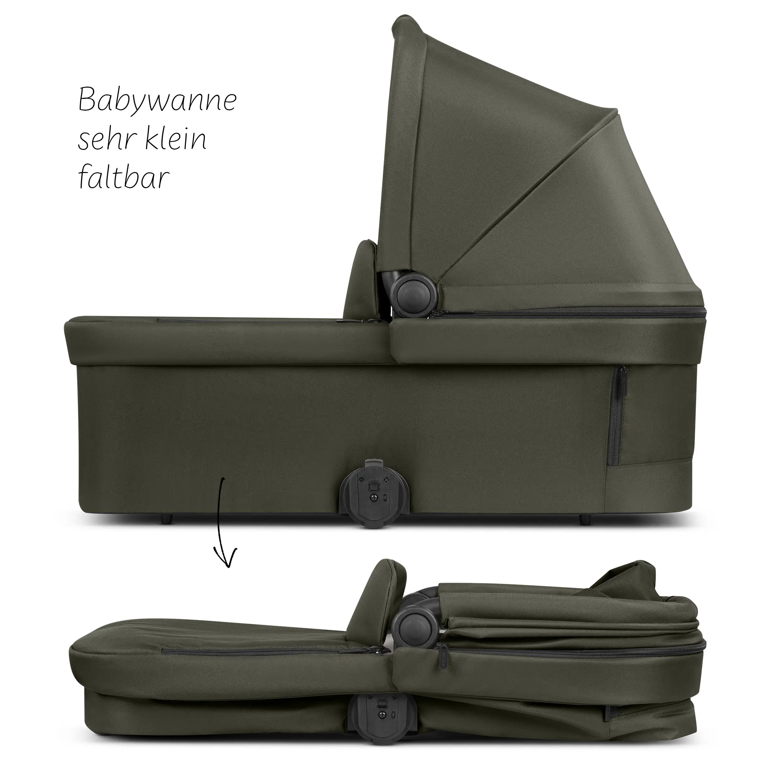 Set de cochecito 3en1 City Life con silla de auto Maxi-Cosi Pebble 360 Pro 2 - Avocado