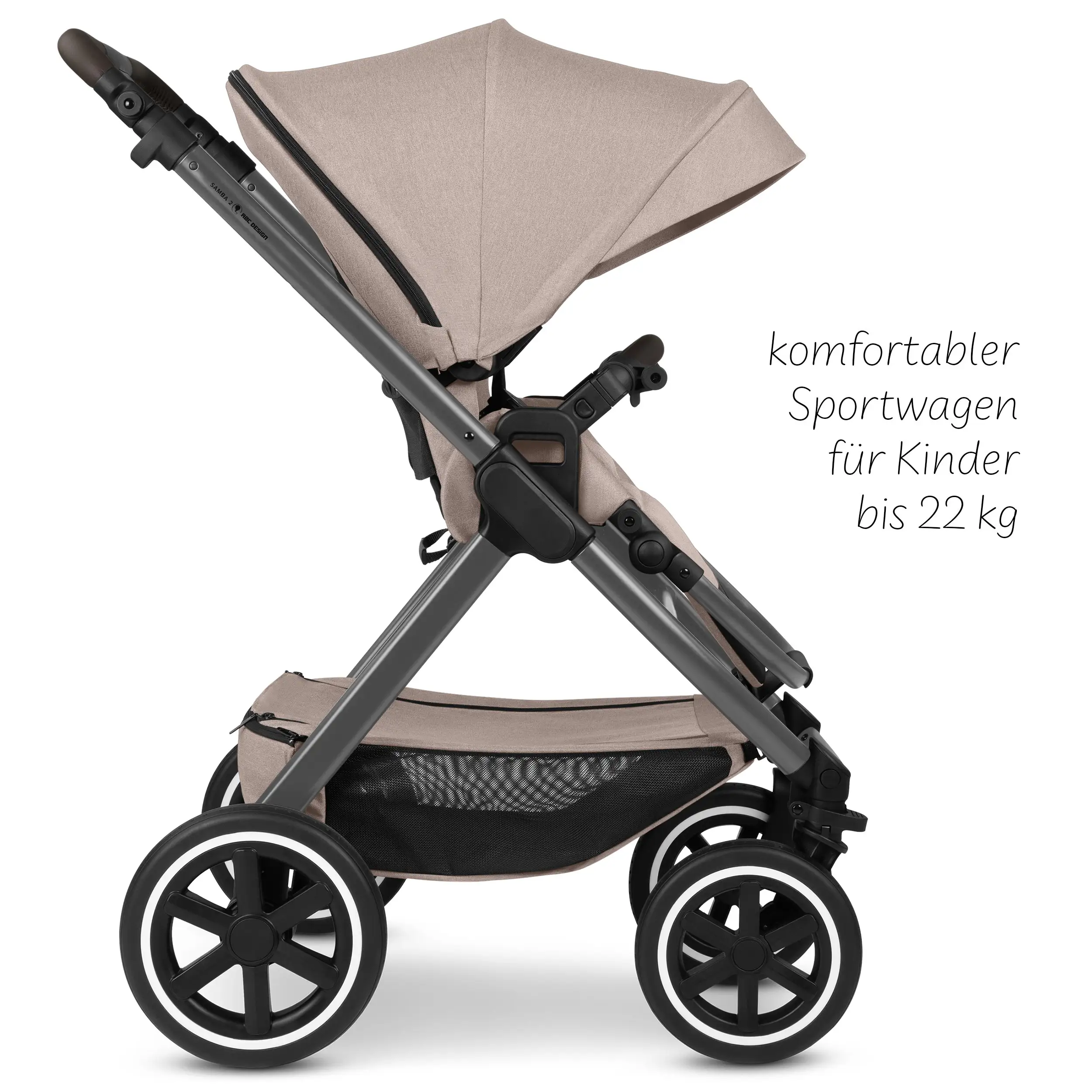 Conjunto de cochecito 4en1 Samba 2 incl. Base Isofix - Camel
