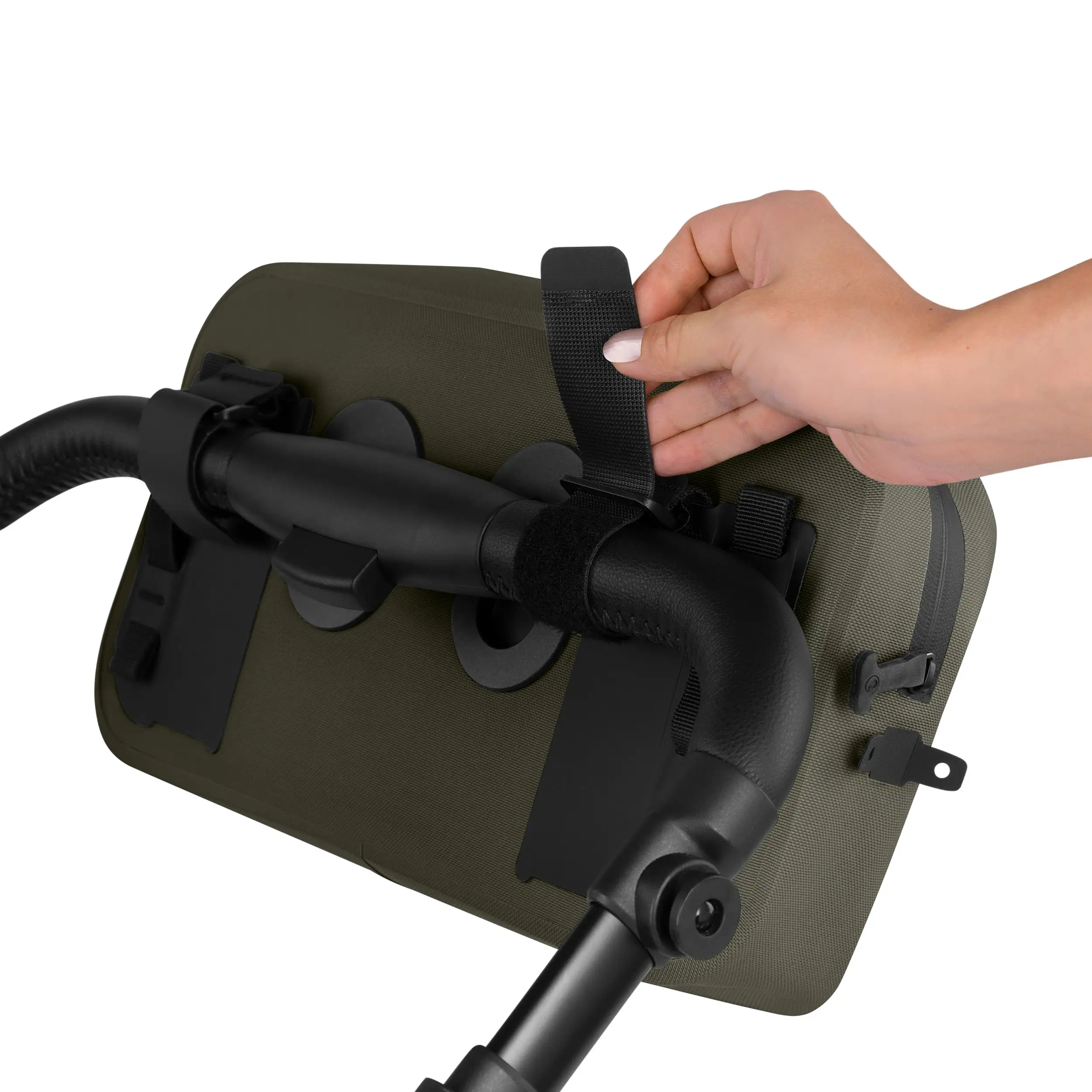 Bolsa de sillín Geneva 4,5L para cochecitos, bicicletas y uso diario - Avocado