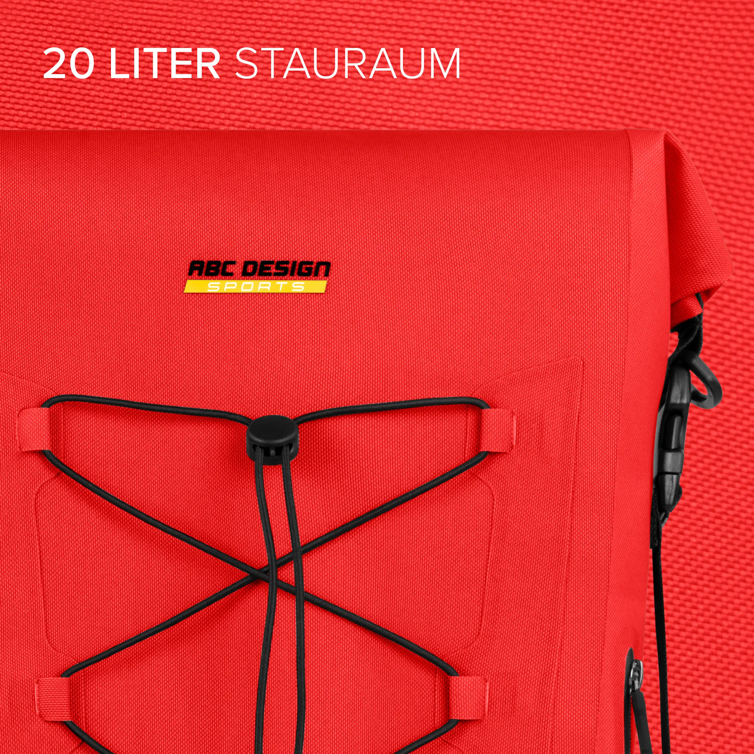 Bolsa de sillín Sion 20L para cochecito, remolque para bicicleta y uso diario - Mango