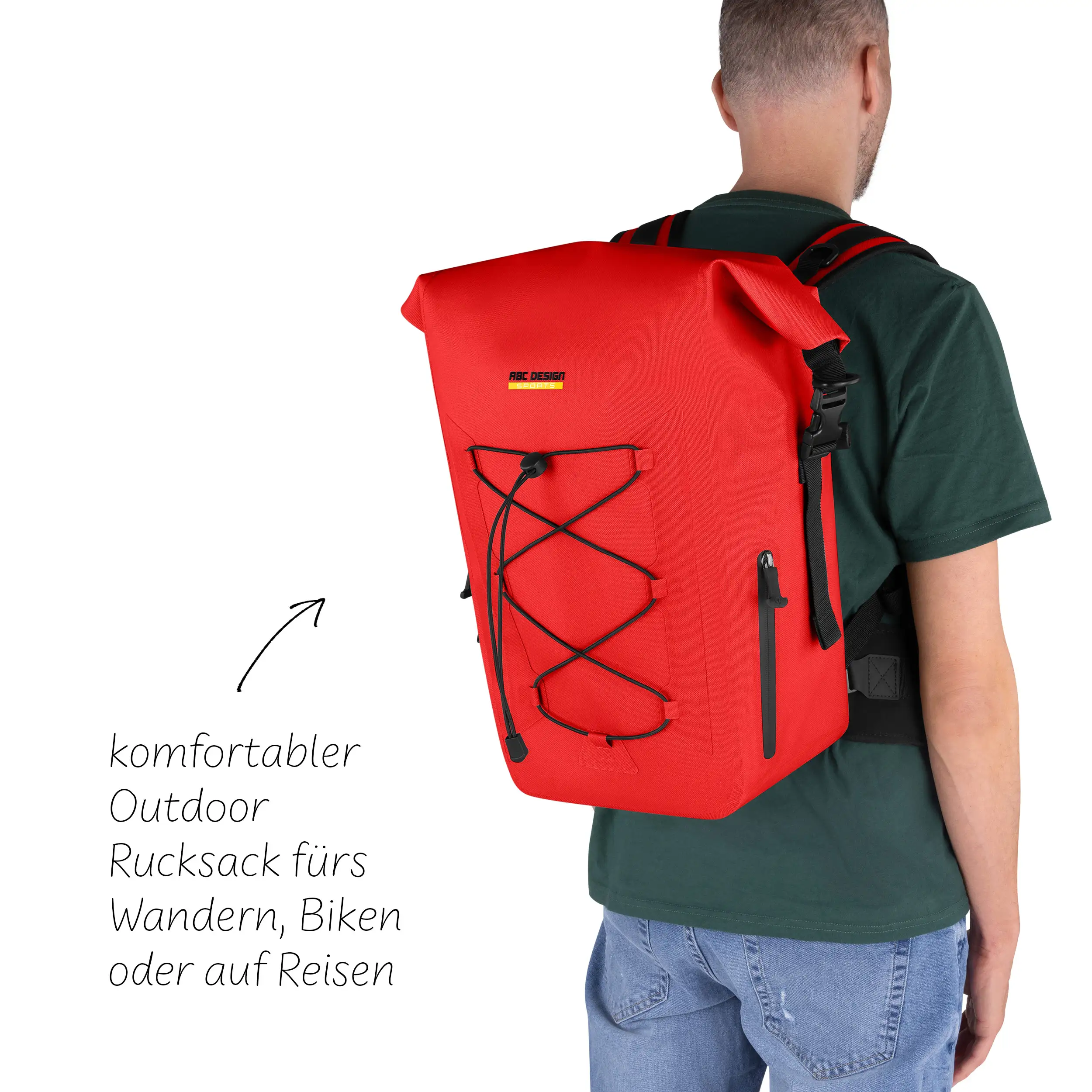 Mochila outdoor premium Lausanne 20L para ciudad y naturaleza - Mango