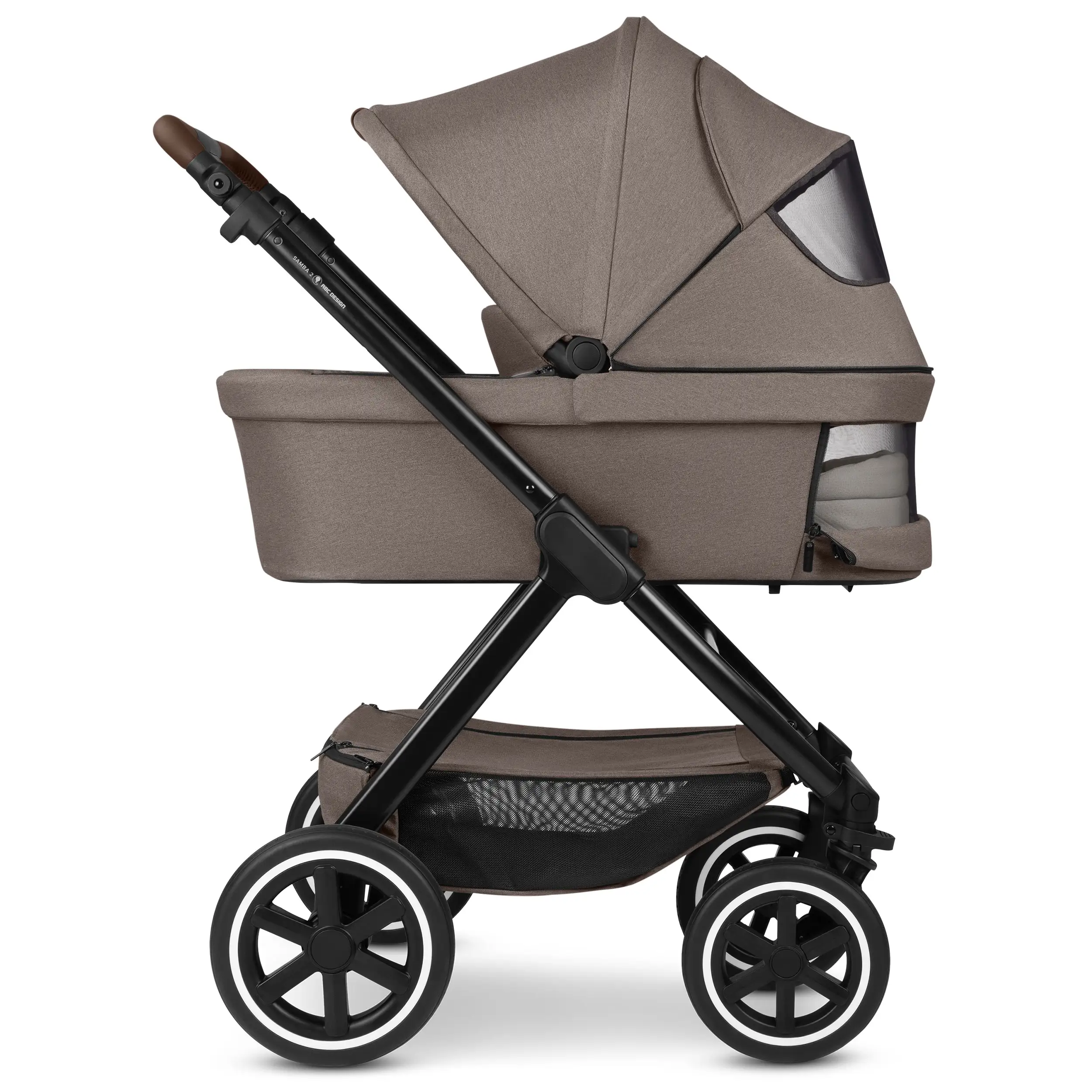Set de cochecito 3en1 Samba 2 con silla de coche Maxi Cosi Pebble 360 Pro 2 - Nature