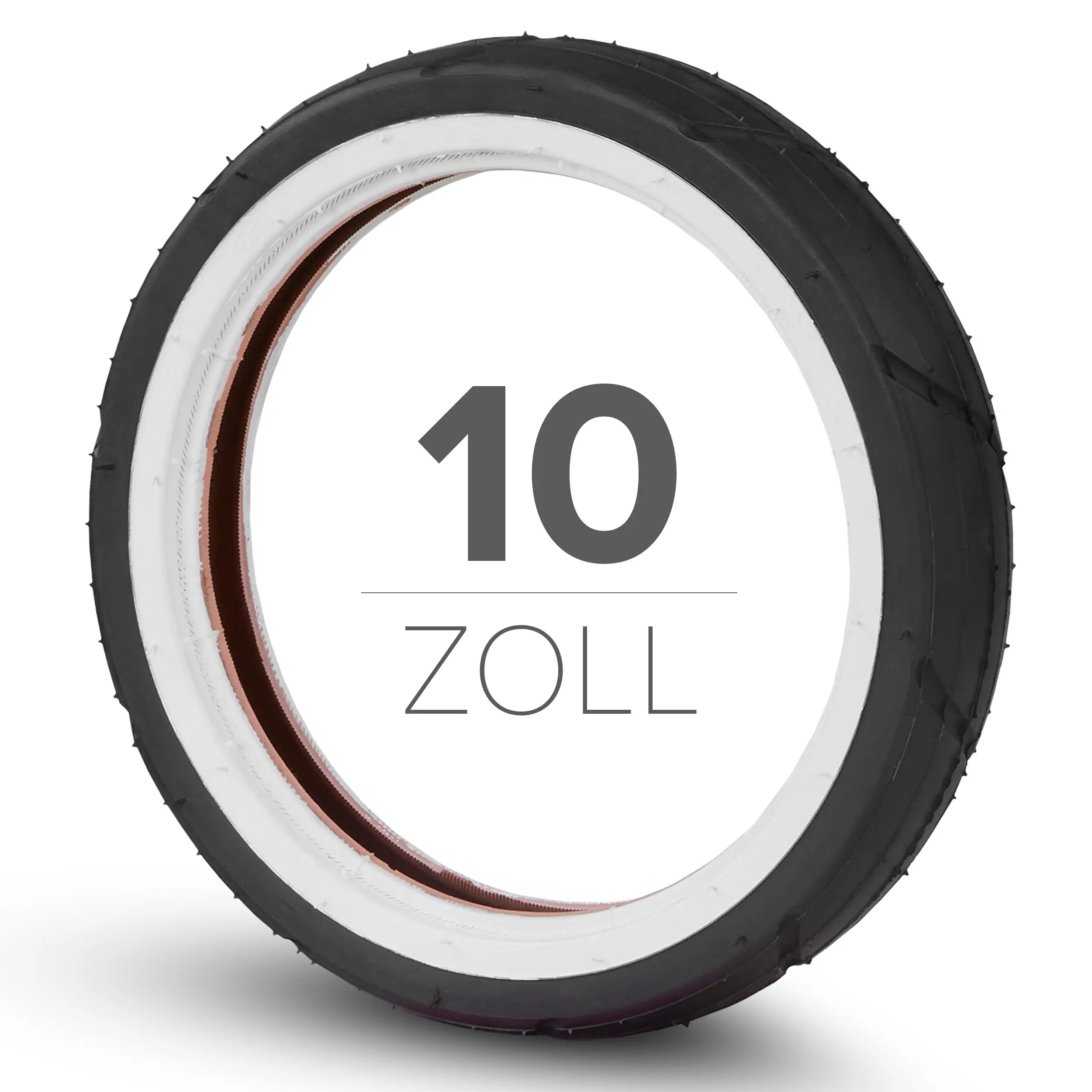 Cubierta para rueda delantera Salsa 4 Air / Salsa 5 Air / Salsa Run / Salsa 5 Run - Black / White Wall