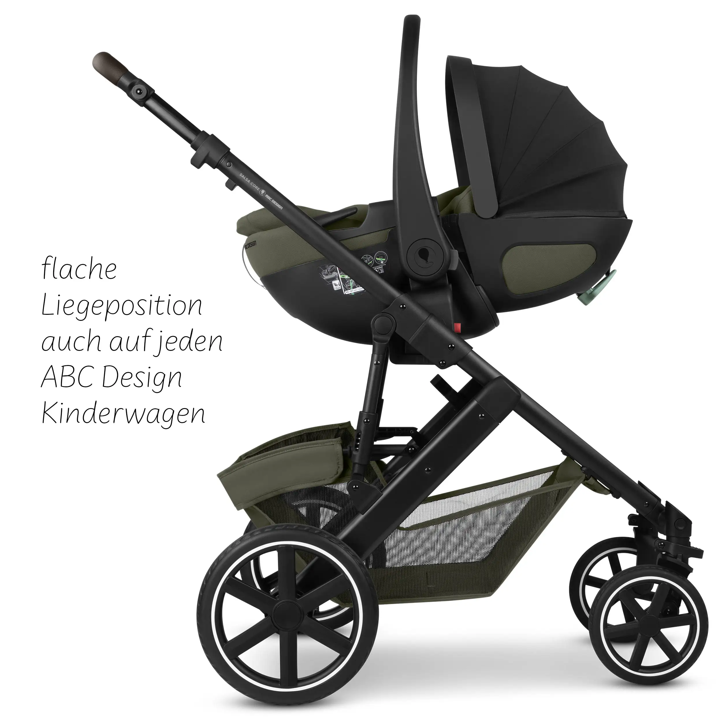 Silla de auto reclinable Calla i-Size - Olive